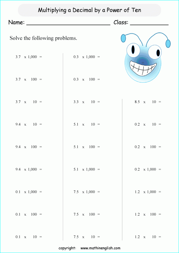 Printable Primary Math Worksheet For Math Grades 1 To 6 Based On The 