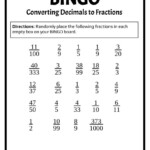 Repeating Decimal To Fraction Practice Worksheet Fraction Worksheets