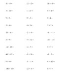 The All Operations With Integers Range 12 To 12 With No Parentheses