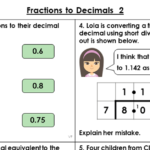 Year 6 Fractions To Decimals 2 Lesson Classroom Secrets Classroom