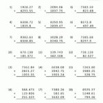 10 Adding And Subtracting Decimals Worksheets 5Th Grade In 2020