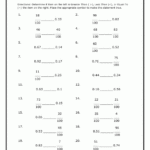 25 Compare And Order Fractions And Decimals Worksheet Worksheet