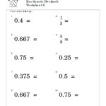 27 Decimals Worksheets Grade 4 How To Turn Decimals Into Fractions