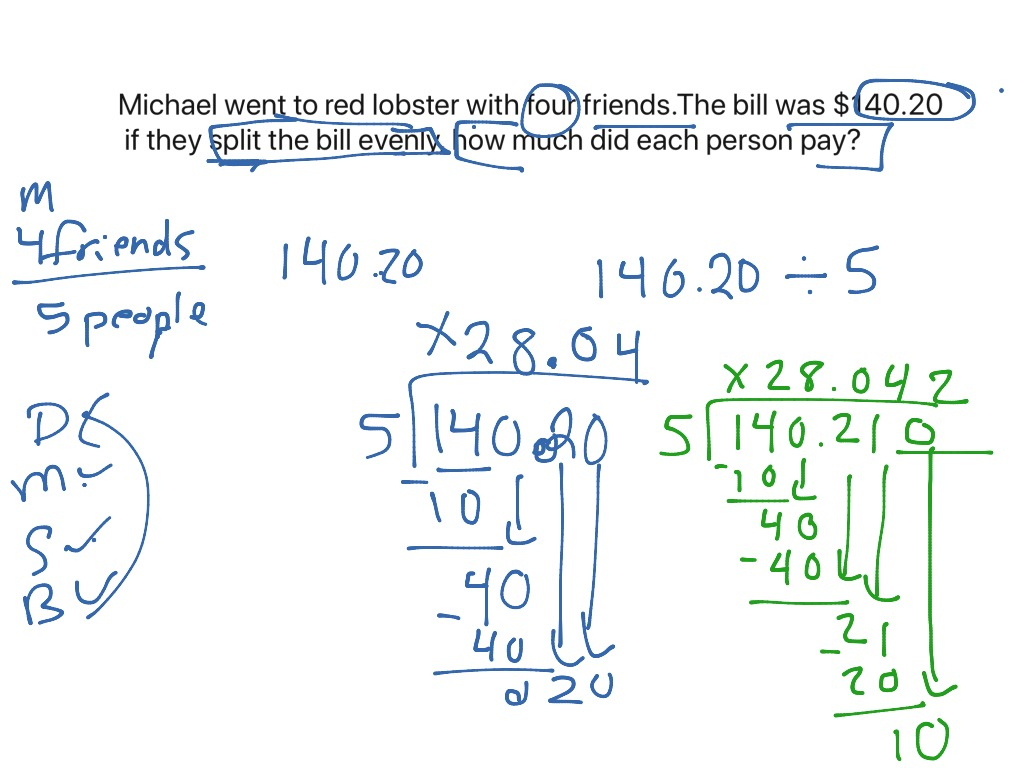 4 23 Decimal Division Word Problem Math 5th Grade Math Decimal 