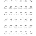 6Th Grade Multiplication Decimals Worksheets Decimal Division