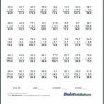 Add And Subtract Decimals Printable Worksheets Learning How To Read