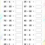 Adding And Subtracting Decimals Worksheet 7th Grade Printable