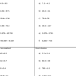 Adding Subtracting Multiplying And Dividing Decimals Homework