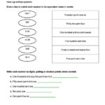 Blue Print Reading And Writing Decimals Worksheets 5th Grade Pdf