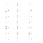 Convert Fractions To Decimals A Decimals Worksheets Fractions To