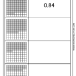 Decimal Model Hundredths 4 Worksheets Fractions Decimals