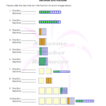 Decimals And Fractions Worksheet Fractions Worksheets Fractions