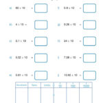 Divide A Decimal By 10 Maths With Mum