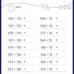 Divide Decimals By Powers Of 10 Worksheets For 5th Graders Online