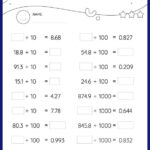 Divide Decimals By Powers Of 10 Worksheets For Kids Online SplashLearn