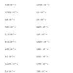 Dividing Decimals By Negative Powers Of Ten Exponent Form A