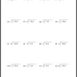 Dividing Decimals Worksheets Dividing Decimals Decimals Worksheets