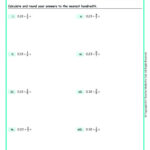 Dividing Fractions By Decimals Grade 6 Math Worksheet Grade 6 Math