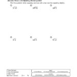 Dividing With Decimals Worksheets 6th Grade