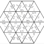 Engaging Math Tarsia Puzzle Fractions Decimals And Percents