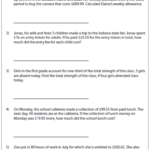 Equation Word Problems Worksheets