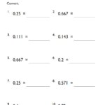 Fifth Grade Converting Decimals To Fractions Math Worksheets EduMonitor