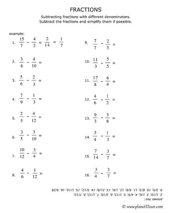 Free Printables For Kids Multiplying Fractions Worksheets Mixed 