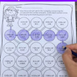 Integer Halloween Riddle Worksheet With Decimals