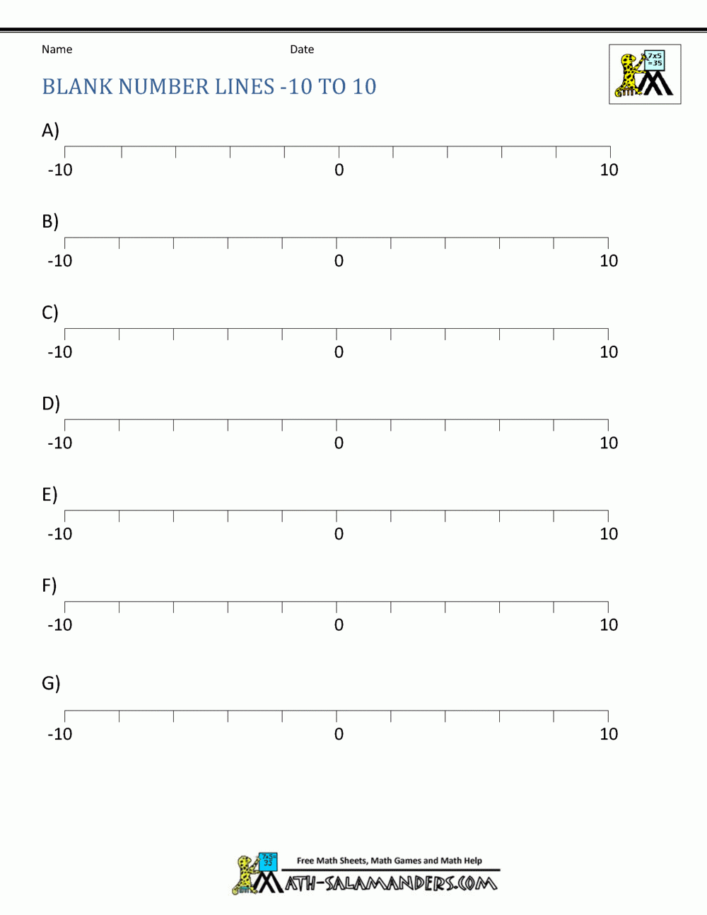 Math Worksheets 4th Grade Ordering Decimals To 2dp