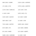 Multiplying And Dividing Decimals By 0 001 C