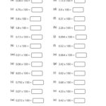 Multiplying Decimals By 100 Play To Learn Word Problem Worksheets