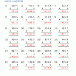 Multiplying Decimals By Decimals Worksheet 5th Grade Easy Worksheet