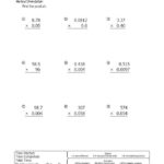 Multiplying Decimals Worksheets 6th Grade