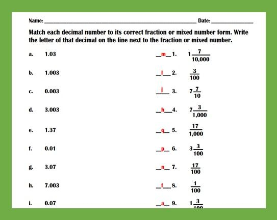 Pin On Decimals