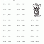 Printable Primary Math Worksheet For Math Grades 1 To 6 Based On The