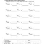 Repeating Decimals To Fractions Worksheet Decimal Fraction Conversion