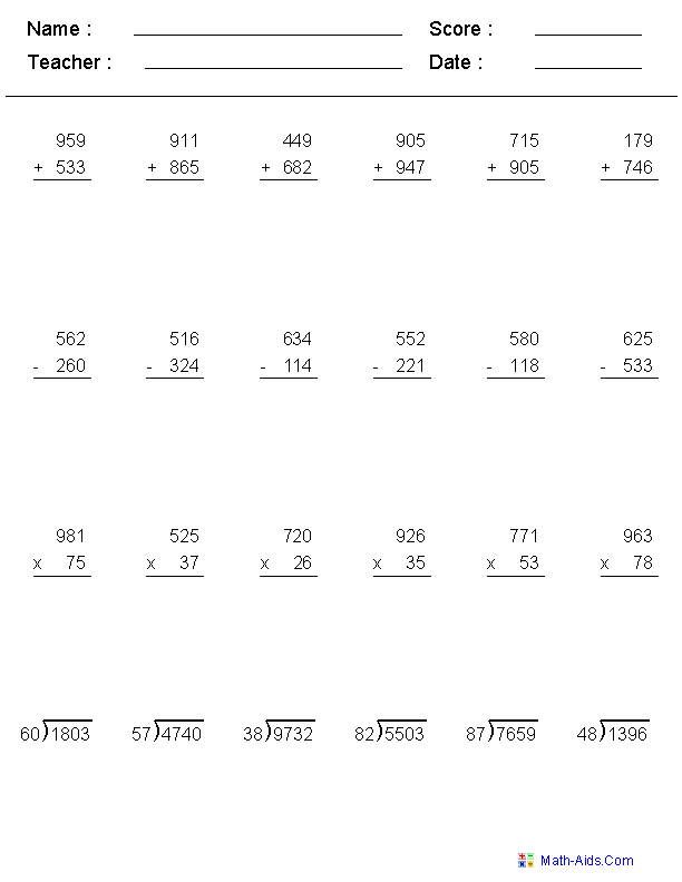 10 Dividing Decimals 5th Grade Math Worksheets Worksheeto