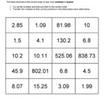 10 Math Decimal Place Value Worksheets Coo Worksheets