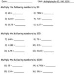 16 Multiplication By 10 Worksheet Worksheeto