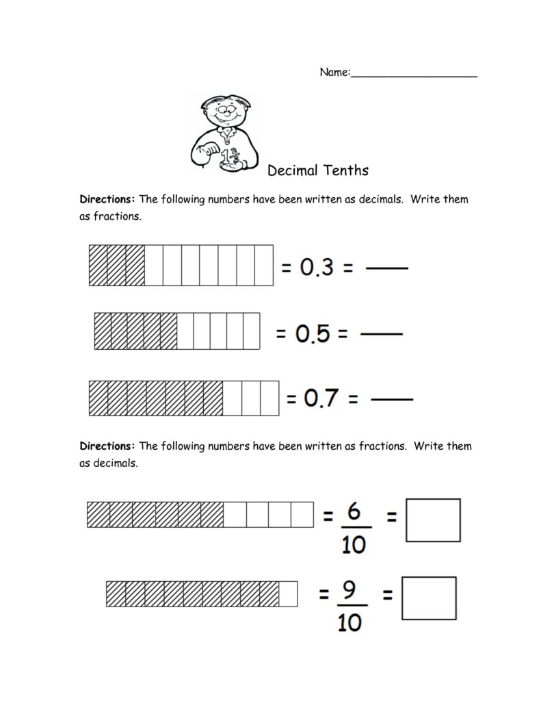 19 Worksheets Writing Decimals Worksheeto