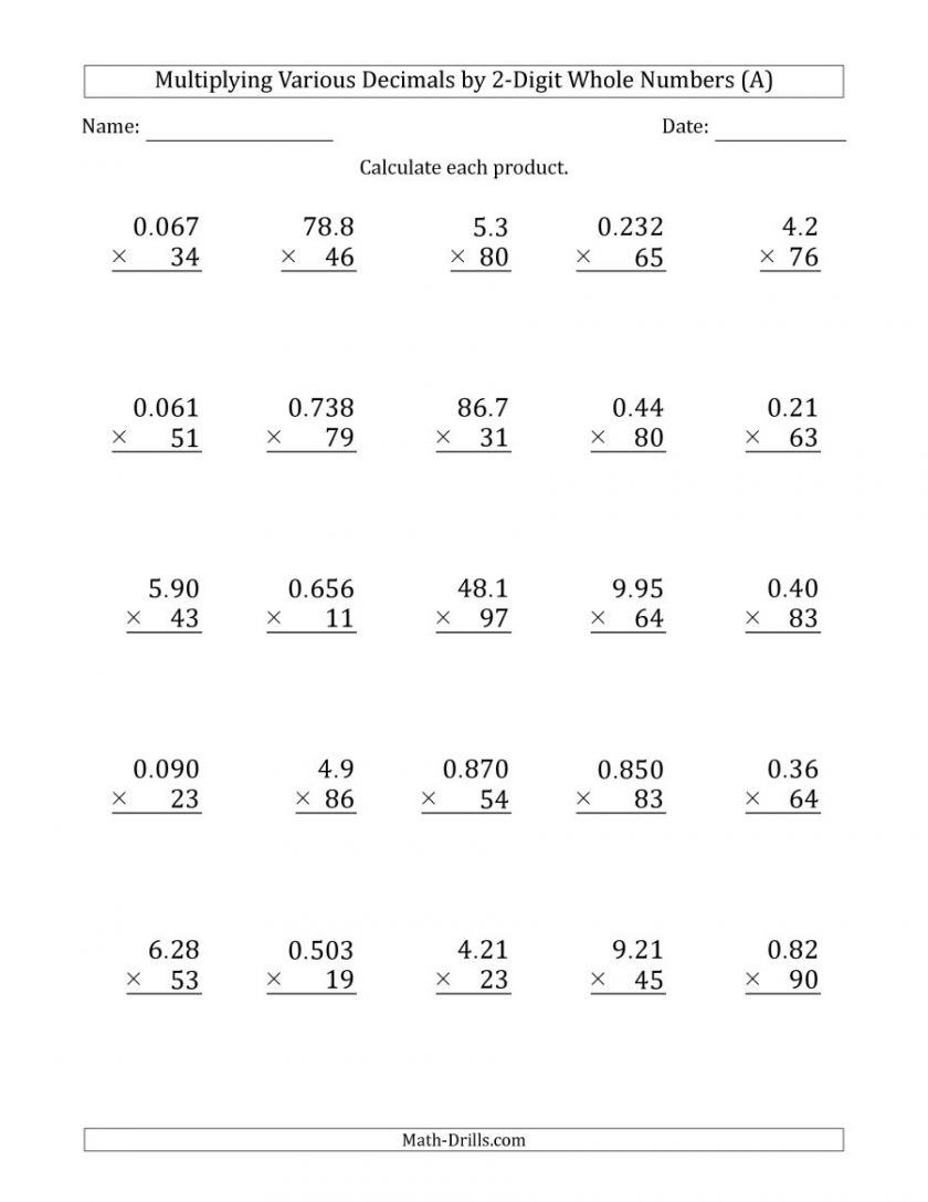 2 Hard 6th Grade Math Worksheets Free Printable 6th Grade Maths 