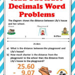 20 Adding And Subtracting Decimals Word Problems Worksheets