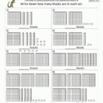 20 Addition With Base Ten Blocks Worksheets Coo Worksheets