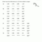 30 4Th Grade Decimal Worksheets Worksheets Decoomo