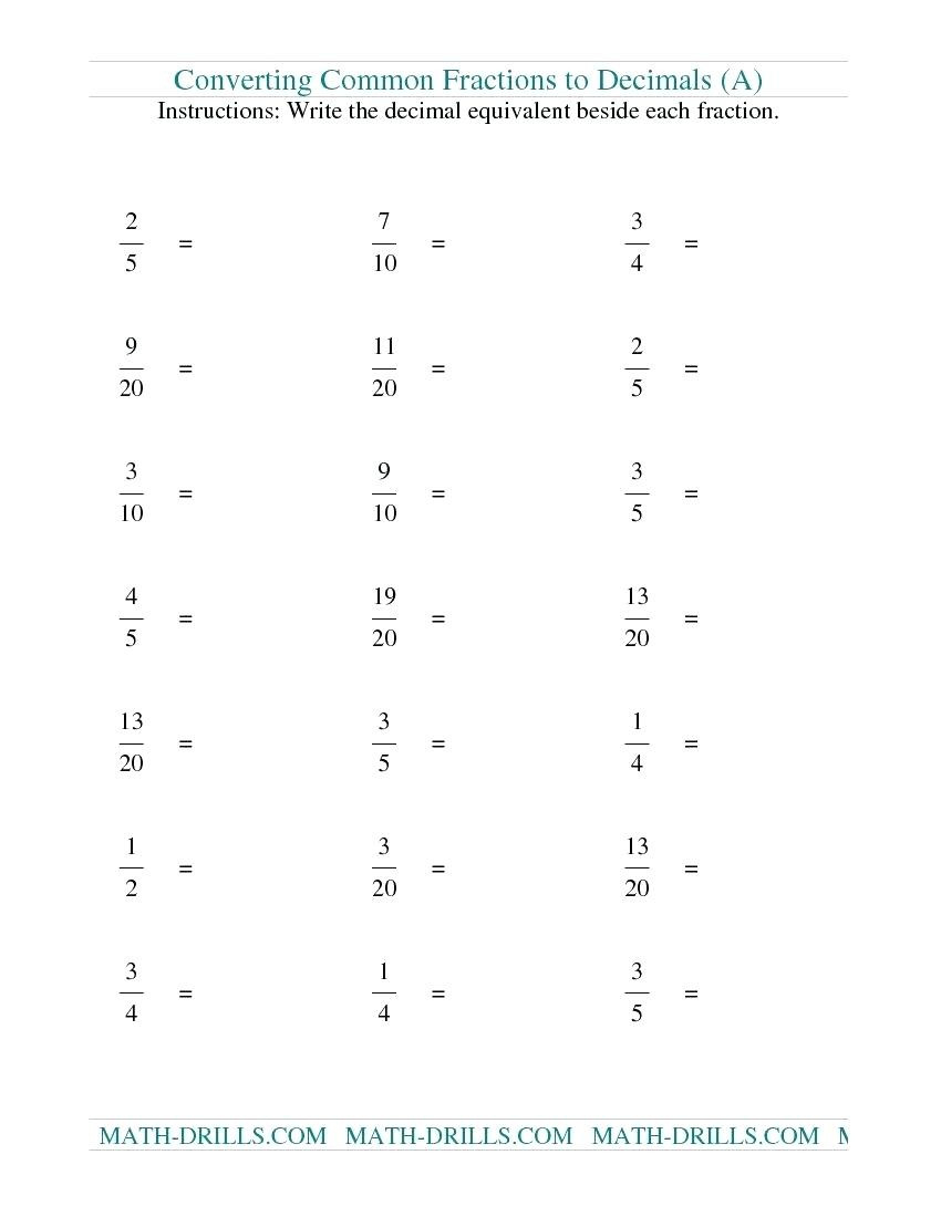 30 Terminating And Repeating Decimals Worksheet Education Template