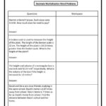 40 New Multiplying With Decimals Word Problems Worksheet