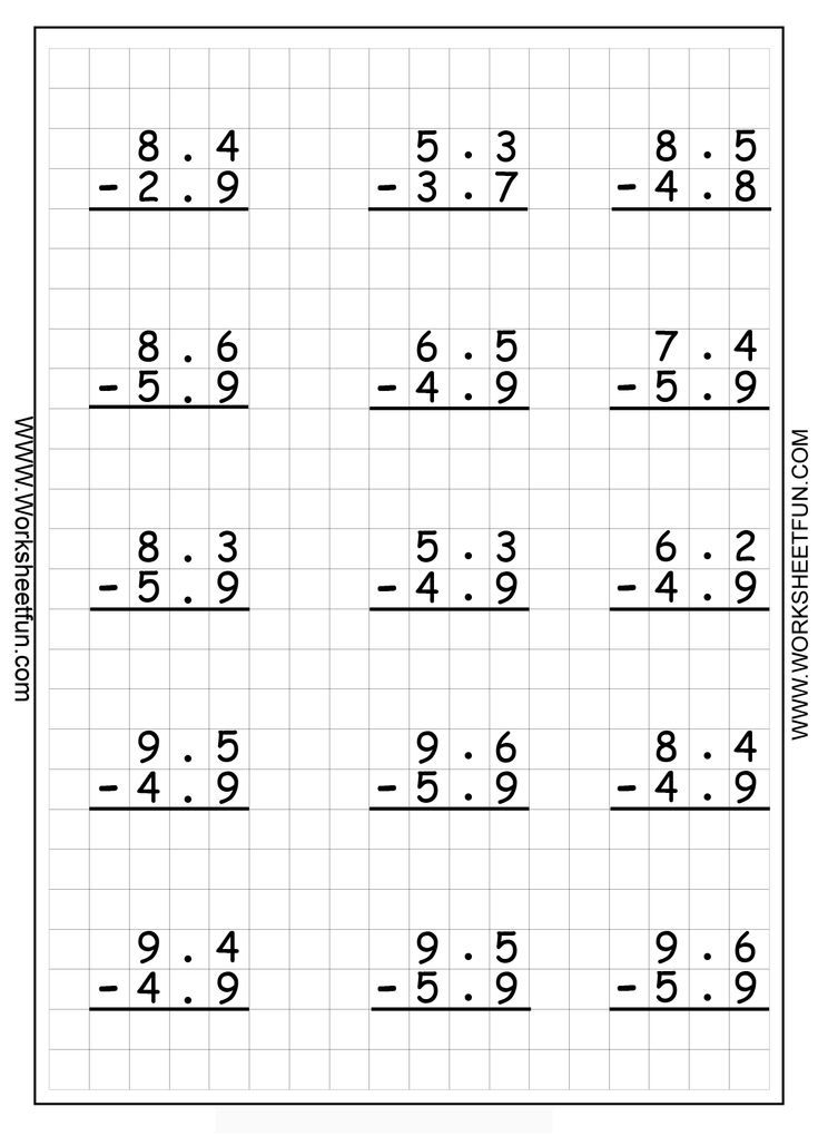 4Rth Grade Math Worksheets