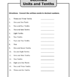 5 Write Decimals In Standard Form Worksheets Worksheeto