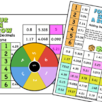 5th Grade Math Partner Games Decimal Operations By Jennifer Findley