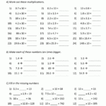 6Th Grade Multiplication Decimals Worksheets Phenomenal 6th Grade